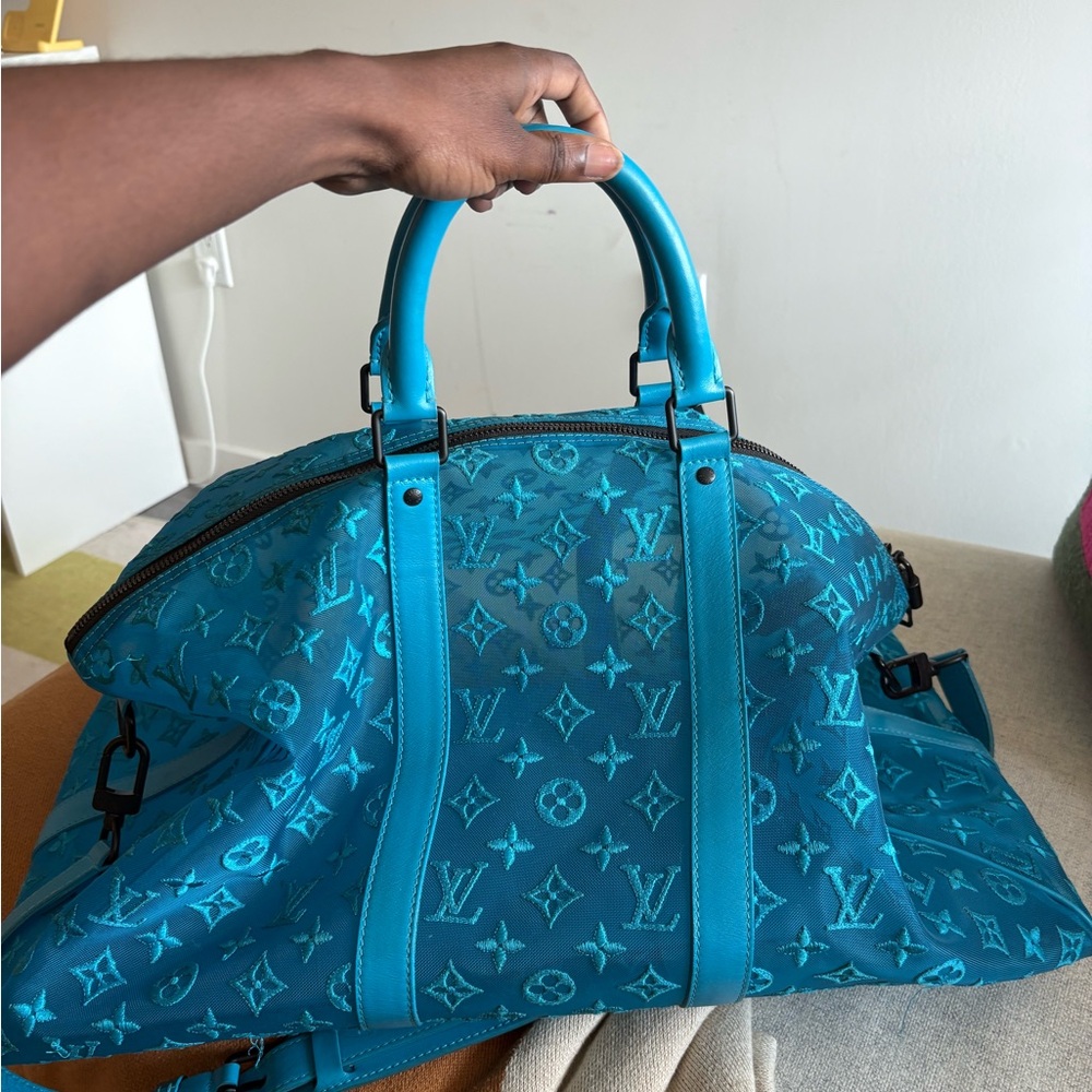 Louis Vuitton Turquoise Monogram Bag